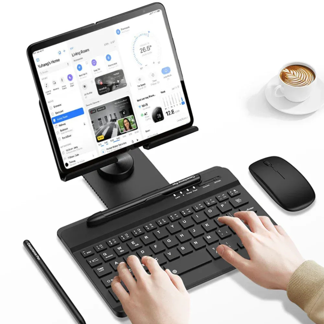 Desk Stand and Bluetooth Keyboard