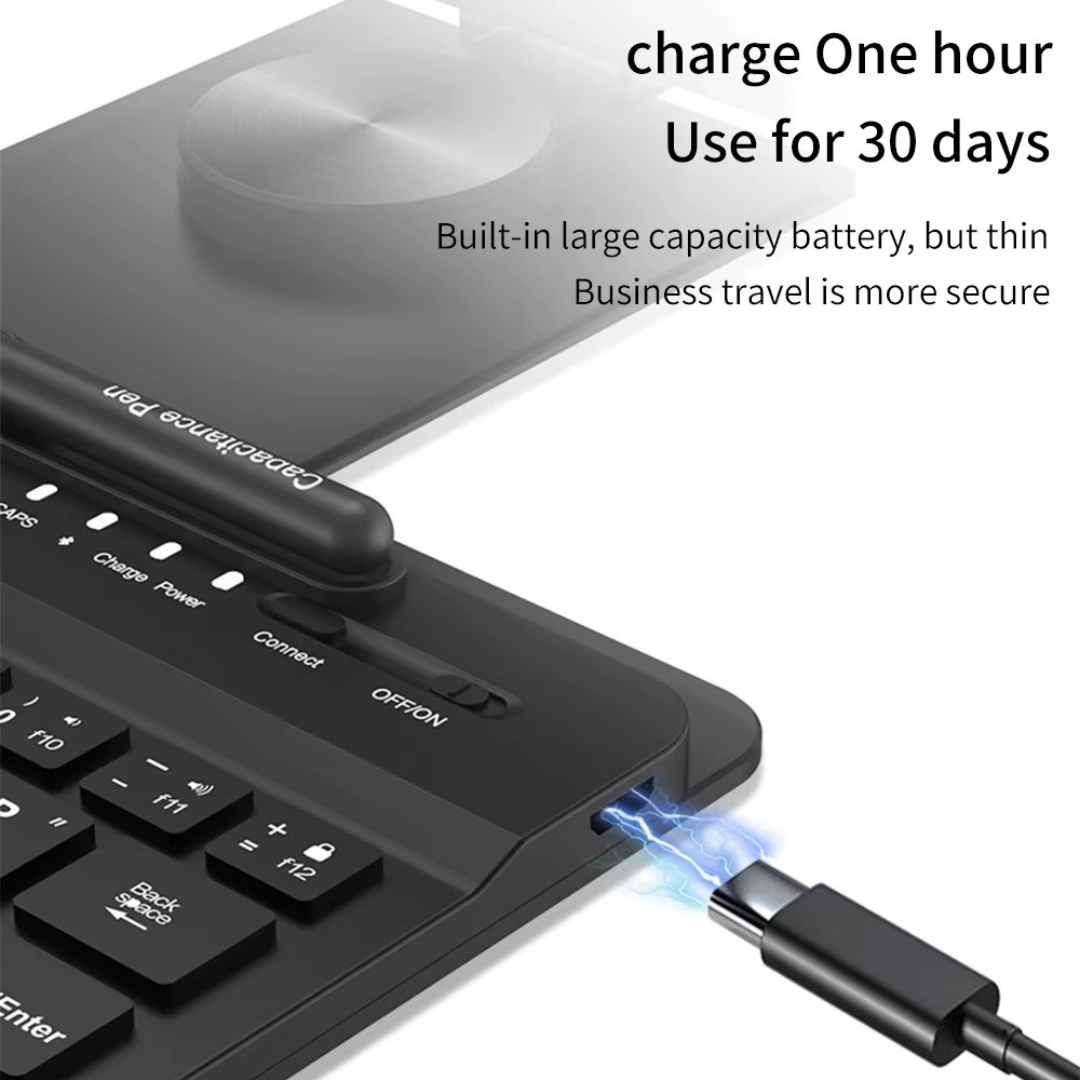 Desk Stand and Bluetooth Keyboard