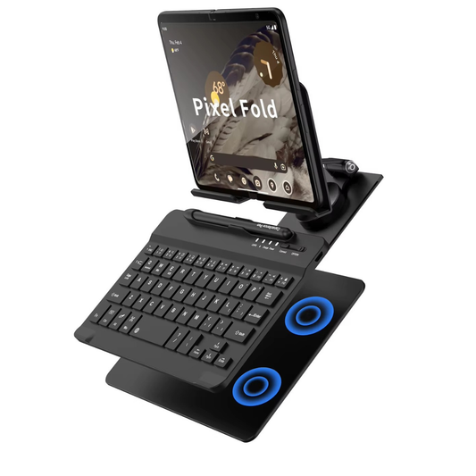 Desk Stand and Bluetooth Keyboard
