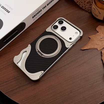 iPhone 17 Pro Max — Carbon Metal Case