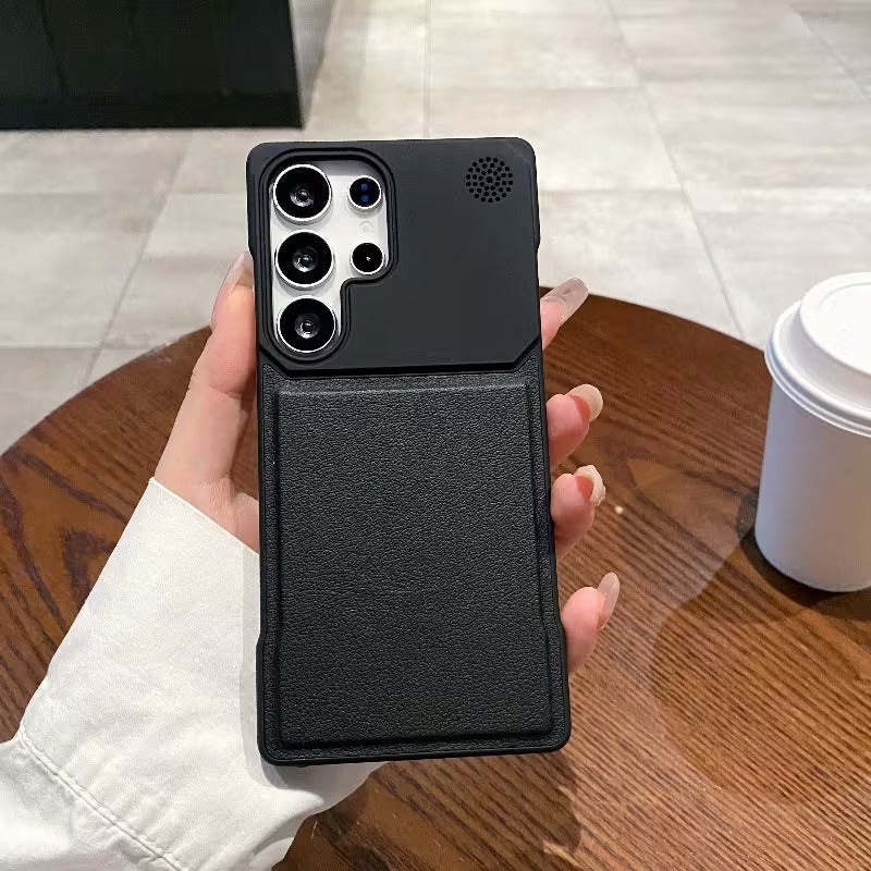 Samsung S26 ultra — Metal Leather Magsafe Case