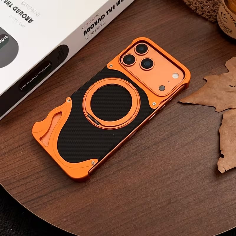 iPhone 17 Pro Max — Carbon Metal Case