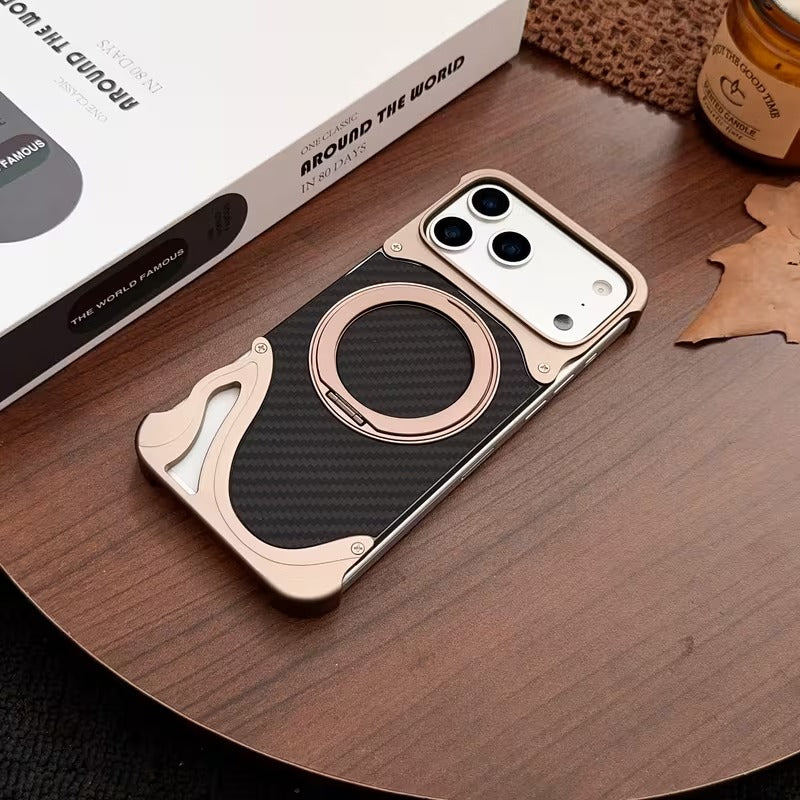 iPhone 17 Pro Max — Carbon Metal Case