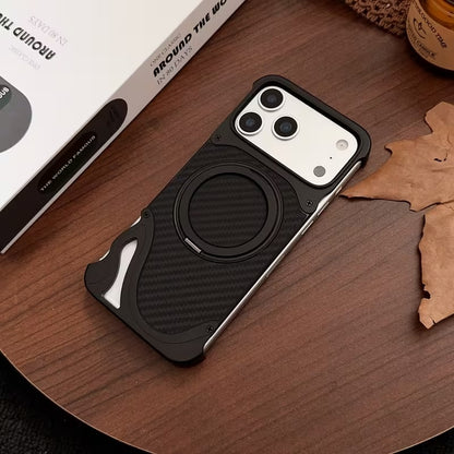 iPhone 17 Pro Max — Carbon Metal Case