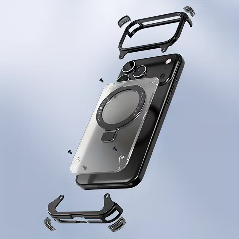 iPhone 17 Pro Max — New Metal Transparant  Case