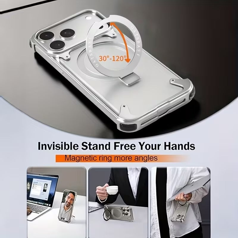 iPhone 17 Pro Max — New Metal Transparant  Case