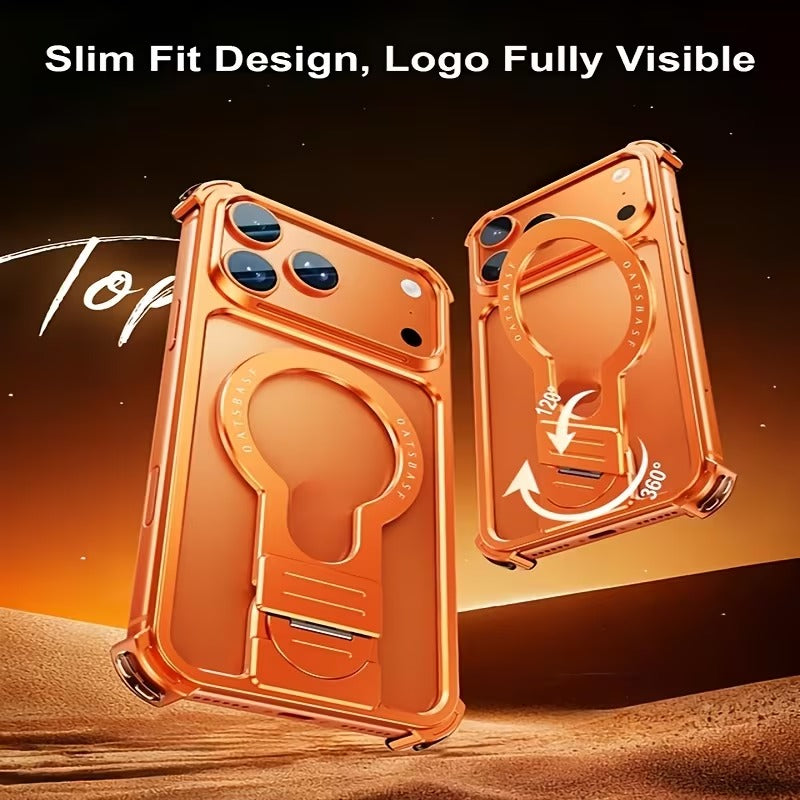 iPhone 17 Pro Max — New Metal Case (Available in Orange Only)