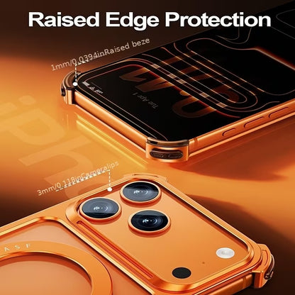 iPhone 17 Pro Max — New Metal Case (Available in Orange Only)