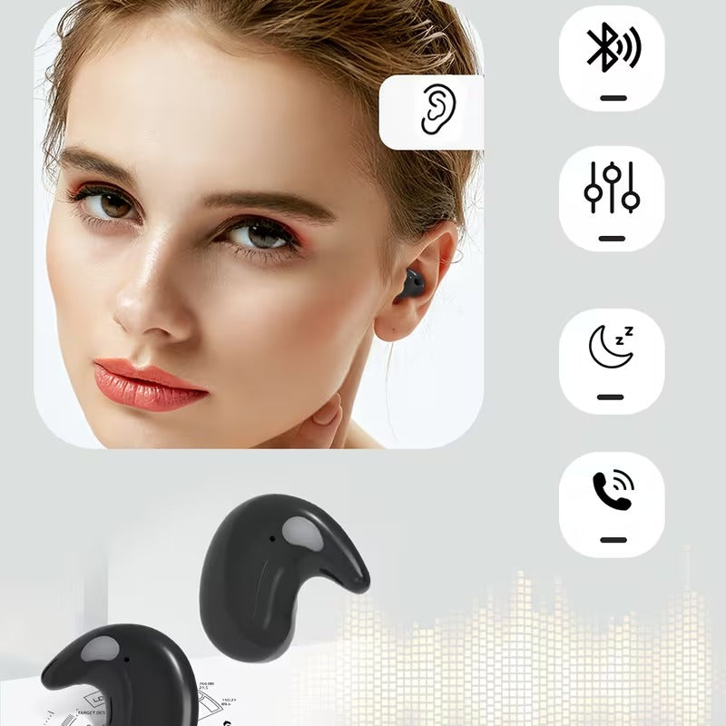 2-in-1 Wireless Power Bank 5000mAh + Earphones Charging Case