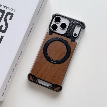iPhone 17 Pro Max — New Wood Metal Case