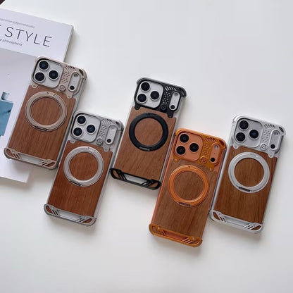 iPhone 17 Pro Max — New Wood Metal Case