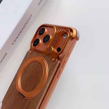 iPhone 17 Pro Max — New Wood Metal Case
